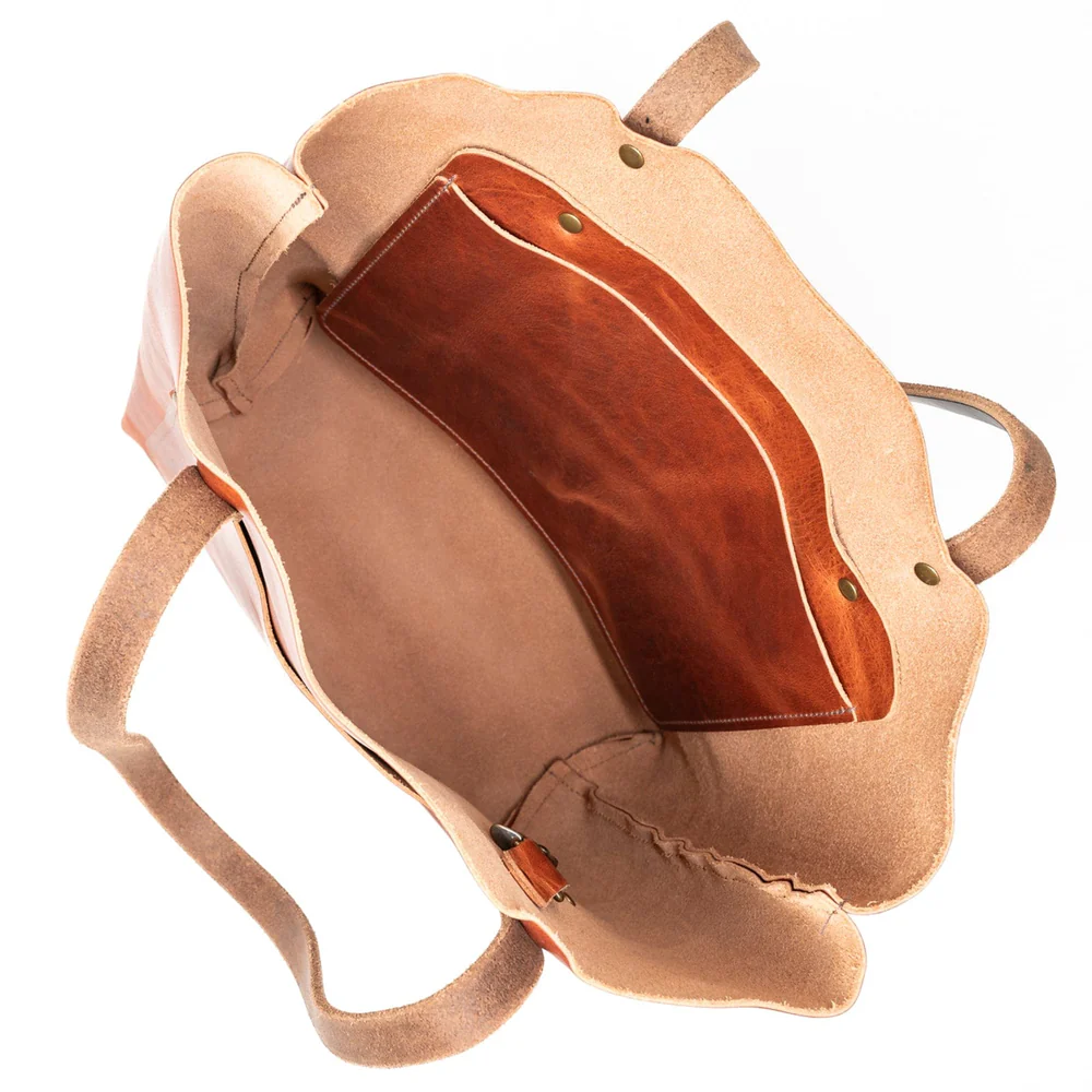 Leather Tote Bag - Weekender