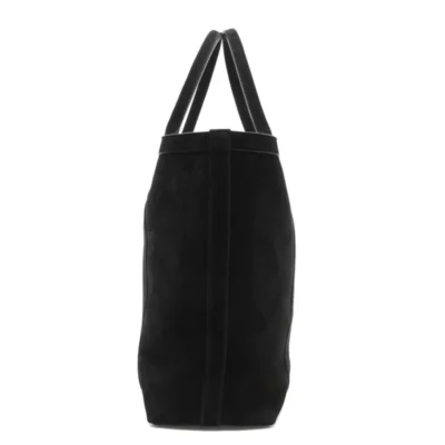 The Black Nubuck Legacy Leather Tote Bag