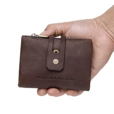 thelegacyleather (4) Legacy Leather Brown Bi-Fold Wallet with Side Pocket